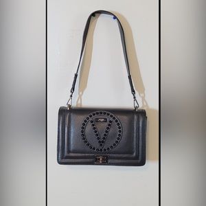 Valentino by Mario Valentino, Alice Logo Leather Shoulder Bag